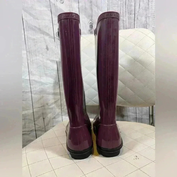 UGG Women's Shaye Rain Boots - Purple Size 6 - Picture 3 of 6
